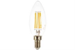 Лампа GAUSS LED Filament Свеча E14 7W 550Lm 2700K 103801107 - фото 100108