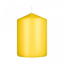 Свеча столбик 50*80 мм желтая (12/96) 560112/13 - фото 100127
