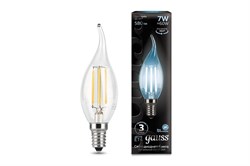 Лампа GAUSS LED Filament Свеча на ветру E14 7W 580Lm 4100K 104801207 - фото 100156