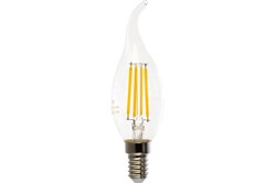 Лампа GAUSS LED Filament Свеча на ветру 5W E14 450Lm 4100K диммируемая 104801205-D - фото 100189