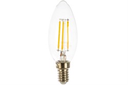 Лампа GAUSS LED Filament Свеча 5W E14 4100K диммируемая 103801205-D - фото 100203