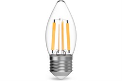 Лампа GAUSS LED Filament Свеча 11W E27 830 lm 4100K 103802211 - фото 100229