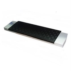 Накладки на ступени CLEANWILL 25х75см Stair mat aluminium DRS 0618B - фото 100326