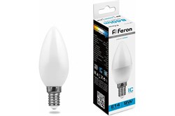 Лампа светодиодная Feron 9W 230V E14 6400K LB-570 25800 - фото 100912