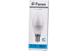 Лампа светодиодная Feron 9W 230V E14 6400K LB-570 25800 - фото 100917