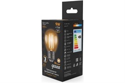 Лампа GAUSS LED Filament Шар 9W 680Lm 2700К Е27 105802109 - фото 101035