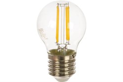 Лампа Gauss LED Filament Шар 9W 710Lm 4100К Е27 105802209 - фото 101037