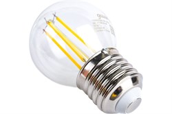 Лампа Gauss LED Filament Шар 9W 710Lm 4100К Е27 105802209 - фото 101040