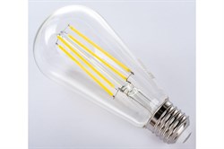 Лампа GAUSS LED Filament ST64 10W 970Lm E27 4100К 157802210 - фото 101094