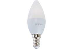 Лампа светодиодная EUROLUX LL-E-C37-5W-230-2,7K-E14 арт.76/2/1 - фото 101194