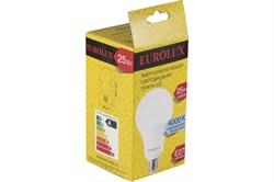Лампа светодиодная EUROLUX LL-E-A80-25W-230-4K-E27 76/2/76 - фото 101289