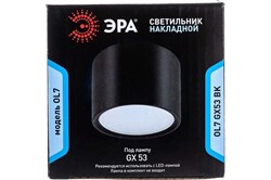 Подсветка ЭРА OL7 GX53 BK накладная под лампу, алюминиевый черный 7688 Б0048534 - фото 101348