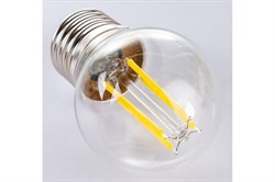 Лампа GAUSS LED Filament Шар 5W E27 450Lm 4100K диммируемая 105802205-D - фото 101359