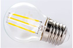 Лампа GAUSS LED Filament Шар 5W E27 450Lm 4100K диммируемая 105802205-D - фото 101361