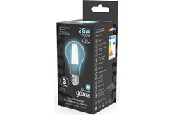 Лампа GAUSS LED Filament A70 26W E27 2700 lm 4100K 102902226 - фото 101397