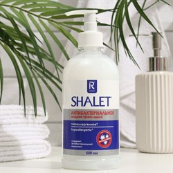 Мыло-крем SHALET бутыль 500гр антибактериальное (с дозатором) - фото 102397