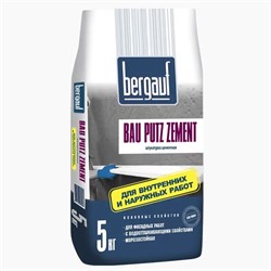 Штукатурка BERGAUF цементная Bau Putz Zement 5кг - фото 103147