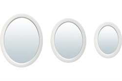 Комплект декоративных зеркал QWERTY Неаполь (3 шт) D 26/20/15 см 74068 - фото 103849