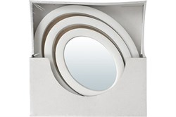 Комплект декоративных зеркал QWERTY Неаполь (3 шт) D 26/20/15 см 74068 - фото 103851