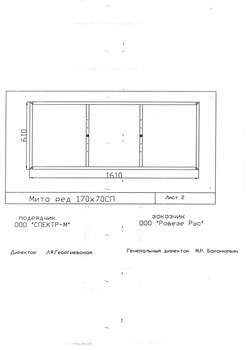 Рама для ванны MITO RED 170 - фото 103928