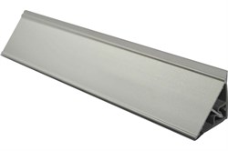 Плинтус GRACE кухонный для столешниц алюминиевый 3,05м серебро 28*28мм прямой - фото 104330
