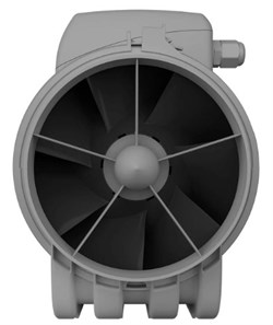 Вентилятор ЭРА канальный осевой две скорости, D125 TYPHOON 125 2SP - фото 104431