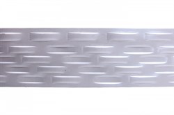 Планка декоративная Бленда Ива 7см (60м), Белый жемчуг - фото 104940
