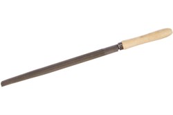 Напильник СИБРТЕХ 250мм, круглый, деревянная ручка 16329 - фото 105586