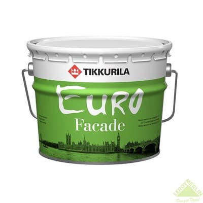 Краска фасадная EURO FACADEKA 9л - фото 10570