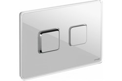 Кнопка от инсталляции ACCENTO для AQUA стекло белый - фото 108921