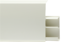 Плинтус WINART с съемной панелью 2,2м 100мм 10318 Белый матовый - фото 108952