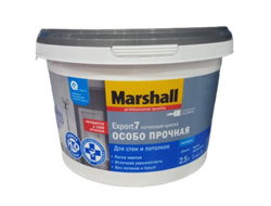 Краска водоэмульсионная MARSHALL EXPORT-7 матлатексная база С 2,5л 5252559 - фото 109114