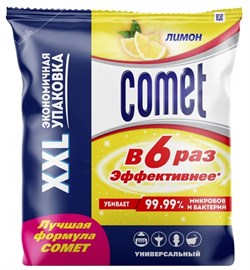 Порошок чистящий COMET Лимон с хлор 900гр - фото 109193