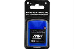 Нить МАСТЕРПРОФ сантехническая для резьбовых соединений MPF 20м ИС.131453 - фото 109439