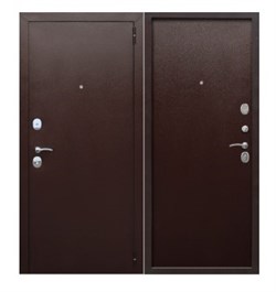 Дверь металлическая ТИТАН-2050/860/L мет/мет антик медь - фото 111113