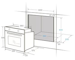 Духовка встраиваемая MIDEA MO470B4 X - фото 112654