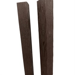 Ограждение ДПК Holzhof WoodStyle секция 1м.п. с тиснением 3D, венге WS02 - фото 116408