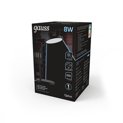 Светильник Gauss Qplus настольный GTL503 8W 500lm 4000K 170-265V белый диммируемый USB LED 1/12 GT50 - фото 117077