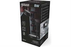 Светильник GAUSS Qplus настольный 8W 600Lm 4000K 170-265V черный диммируемый, модель GT6012 - фото 117195