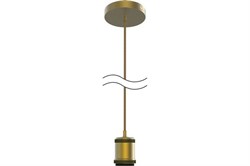 Светильник GAUSS LED Decor подвесной бронзовый E27 1м PL022 - фото 117257