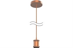 Светильник GAUSS LED Decor подвесной медный E27 1м PL023 - фото 117261