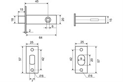 Комплект ФЗ для установки двери SET 20-L 100 BP - фото 118895