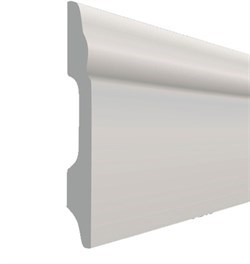 Плинтус СОЛИД напольный ударопрочный UHD06/105С, белый, L2.4м/TM Unica/8 - фото 119457