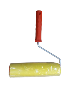 Валик DECOR для прикатки обоев резиновый 240мм, ручка 8мм 138-1255 - фото 120457