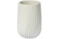 Стакан PRIMANOVA SOUL для зубной пасты и щёток, керамика, белый DR-77002 - фото 120547