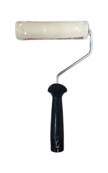 Валик DECOR для прикатки обоев белый пенополиуретановый 150мм, ручка 6мм 138-2150 - фото 120648