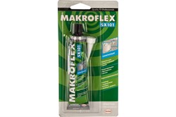 Герметик силиконовый MAKROFLEX SX101 санитарный белый 85мл - фото 120677