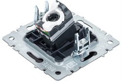 Розетка BRITE компьютерная RJ45 кат.5E чёрная BR-K10-1-K02 - фото 121189