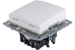 Розетка BRITE с с/з, з/ш и крышкой 16А IP44 белая BR-R16-16-44-K01 - фото 121197