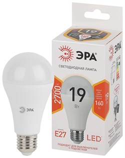 Лампа светодиодная ЭРА LED A65-19W-827-E27 1689 - фото 121573